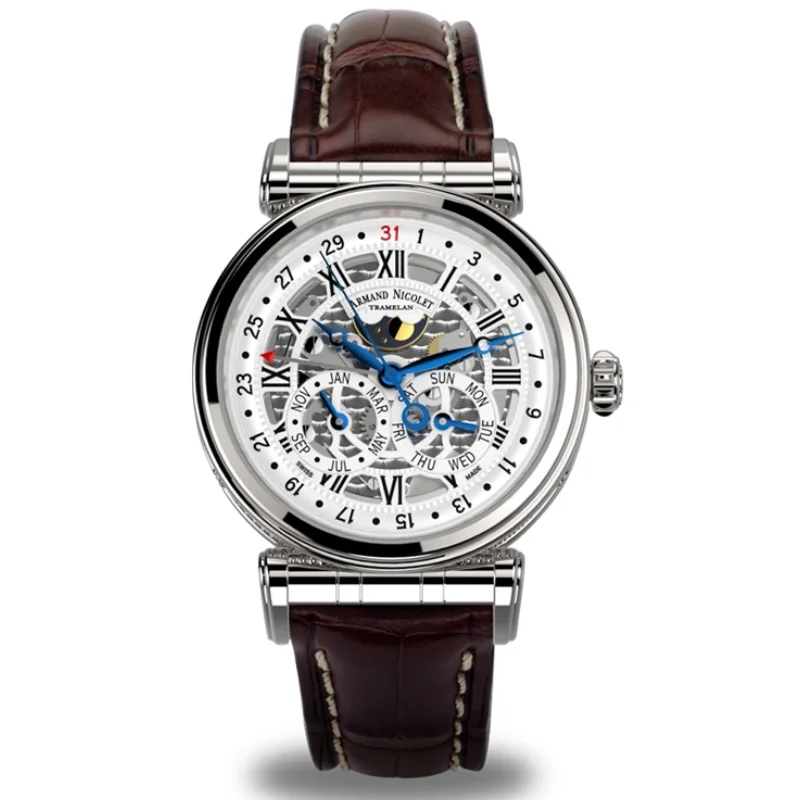Armand Nicolet Arc Royal Complete Calendar A422AAA-AG-P974MR2