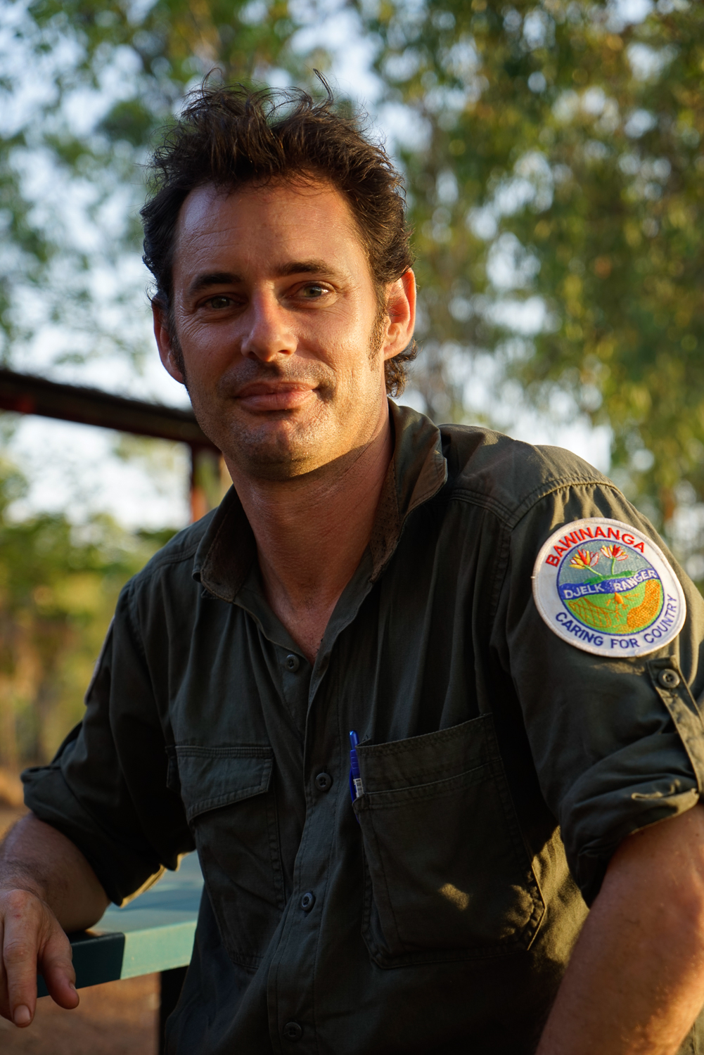Head of the Djelk Rangers, Dominic Nicholls (photo by Guy Fitzhardinge).