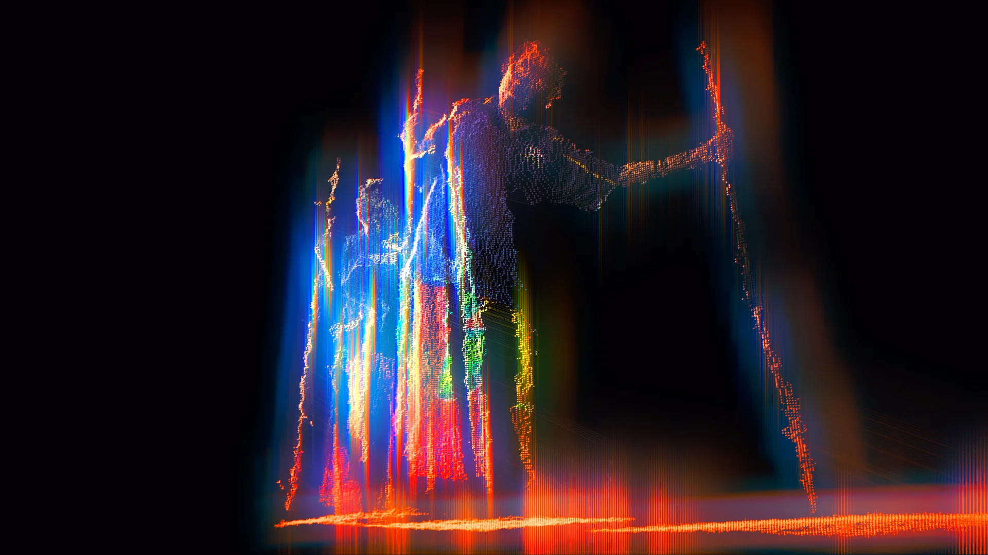 Digital still from Alexander Boynes' video work. 
