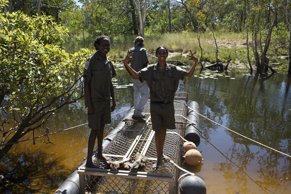 Tara+Rostron+and+Djelk+Rangers+with+crocodile+catch.+Photo+Hugo+Sharp.jpeg