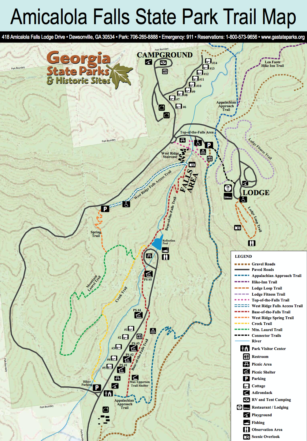 Trail map courtesy of www.n-georgia.com