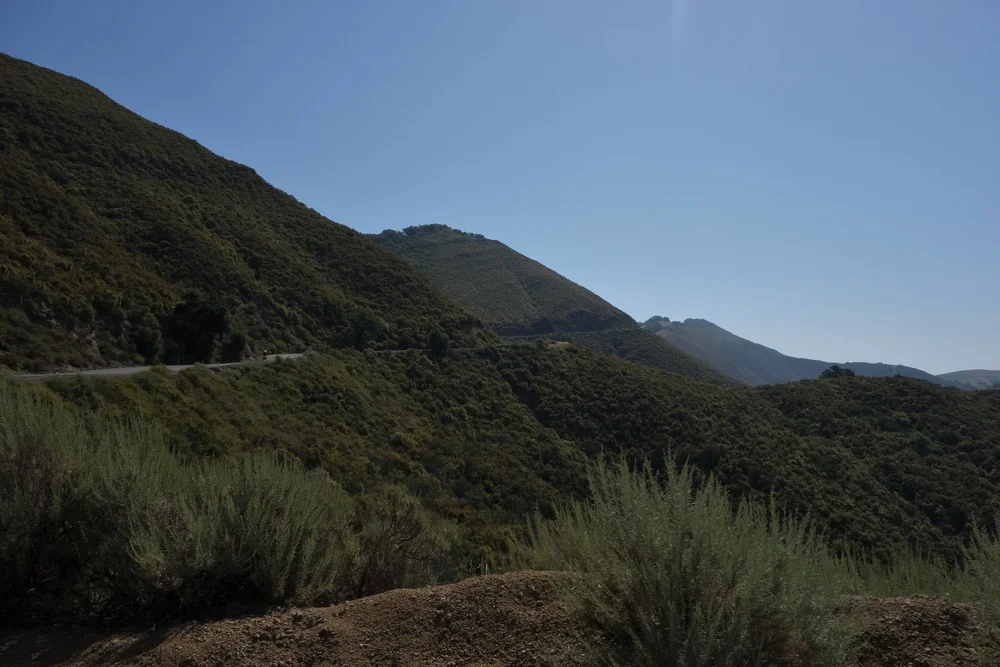  Like a paved nightmare slicing into the side of the mountain... 