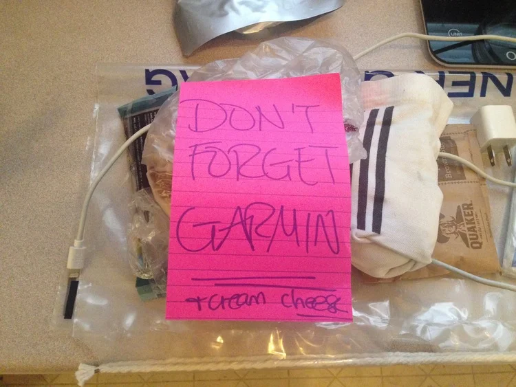 Boston Marathon post-it notes FTW! :)