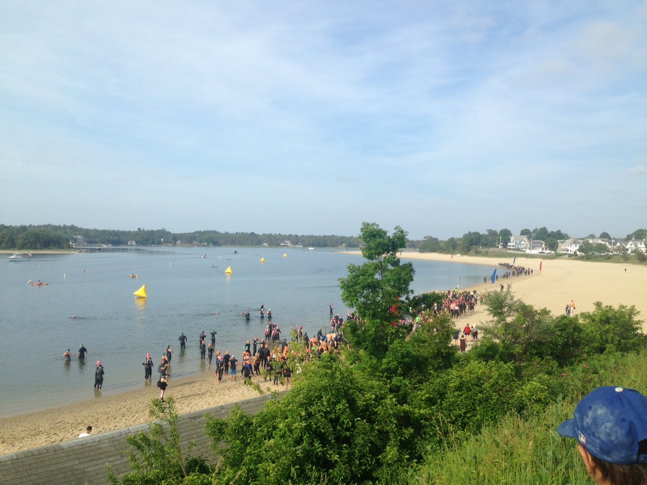 Walking to the Swim Start