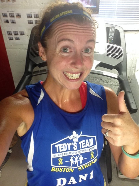 Sweaty training run for Falmouth!