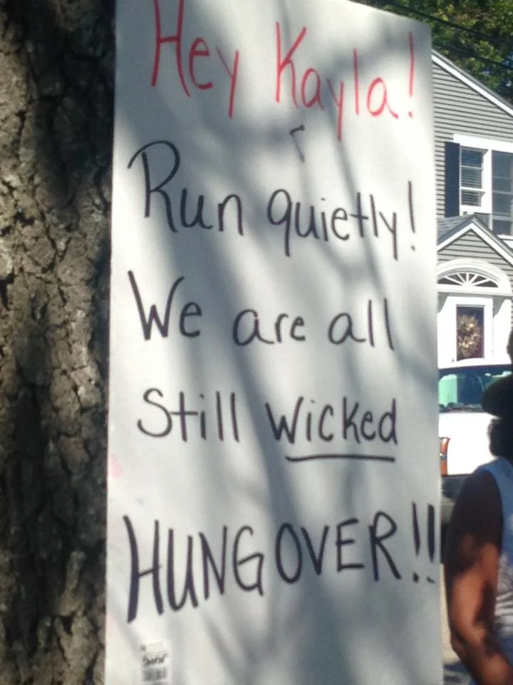 AWESOME SIGN ON THE WAY TO THE FAMILY AREA