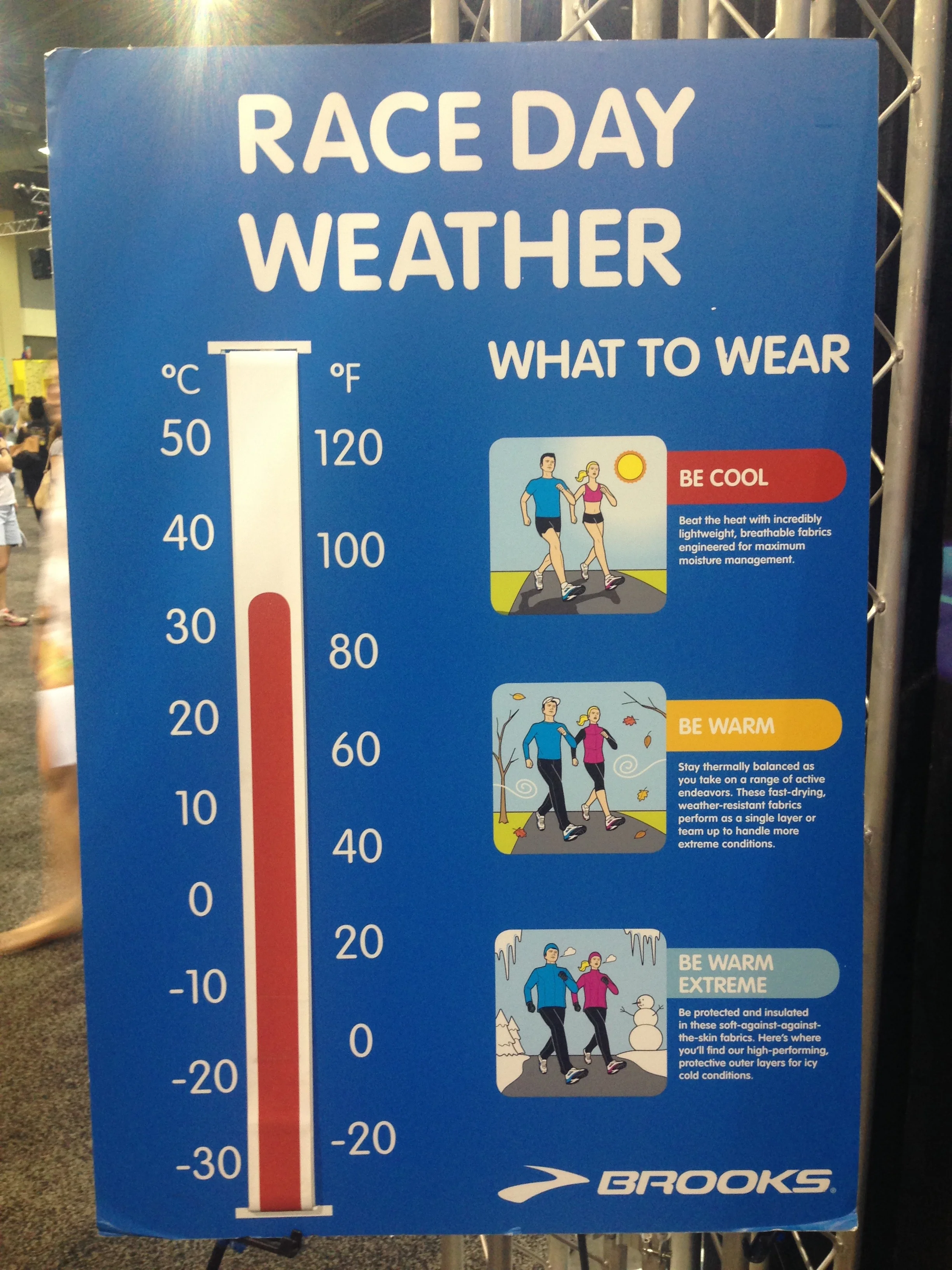 Weather warning at the expo!