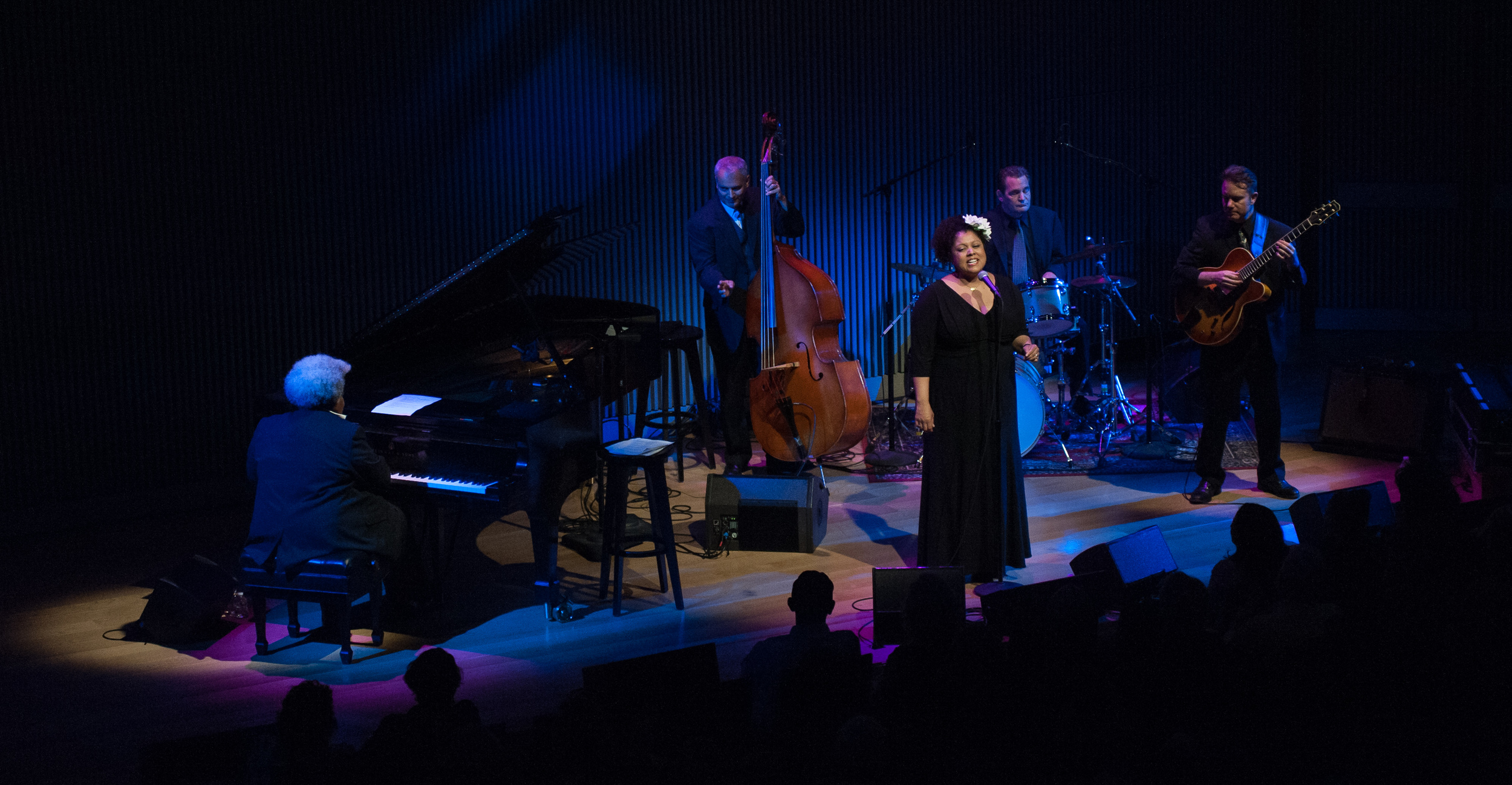 Kim Nalley, vocals, Josh Workman, guitar, Tammy Hall, piano, Michael Zisman, bass, and Kent Bryson, drums