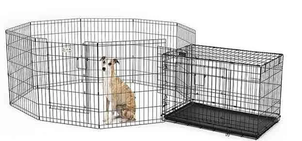 dog cage extension