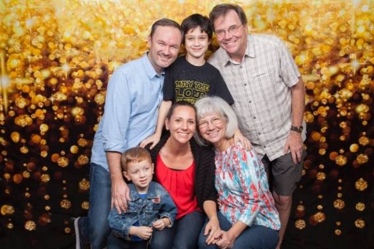The Parkers and the Wheelers, a good looking family. One that I am very grateful to have!