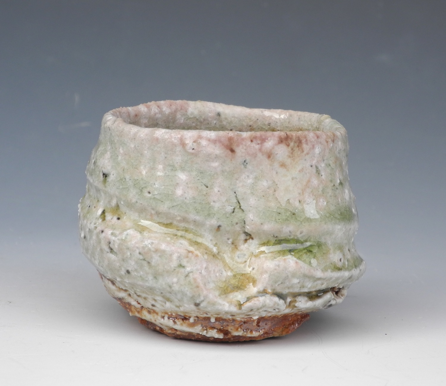 Natural ash guinomi (sake cup)