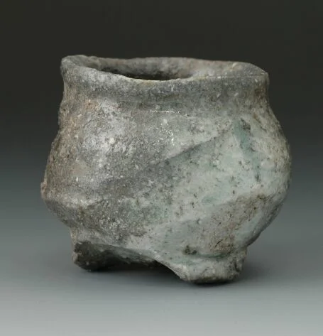 Natural ash guinomi, hiki-dashi