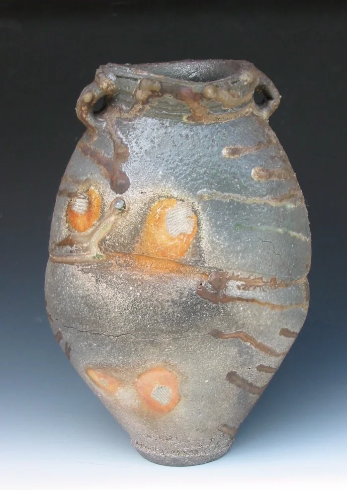 Natural ash jar. Hight: 70cm