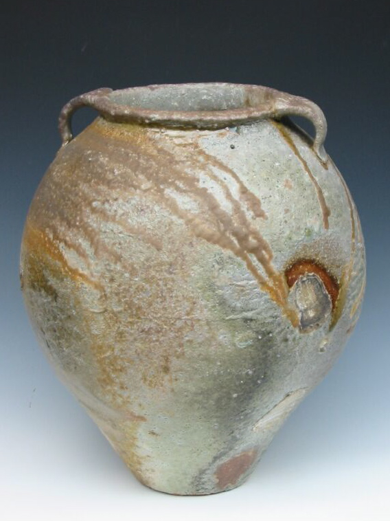 Natural ash jar. H: 60cm