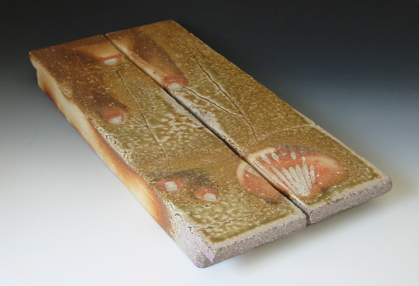 Sushi platters, natural ash
