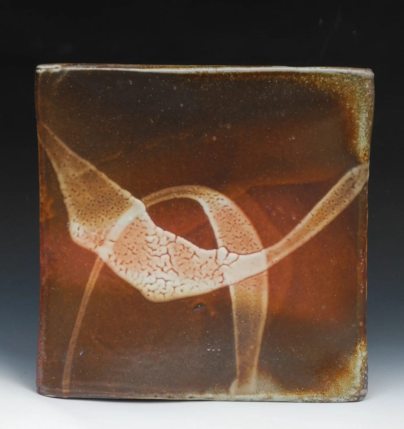Sushi platter, shino glaze
