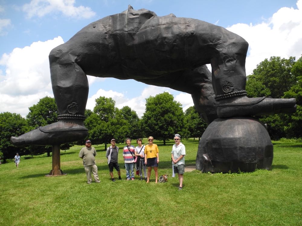 During cooling, the gang at Stormking.