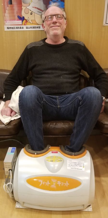 Bruce after an Onsen