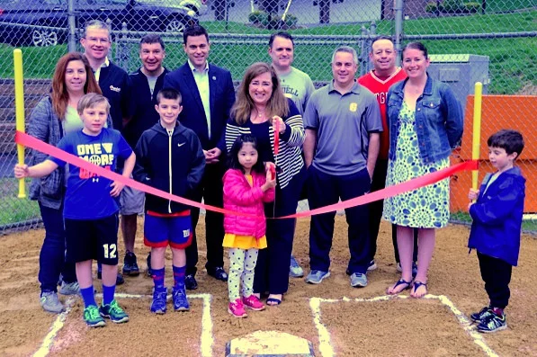 Grand Re-Opening of Hoffman Field in Oradell. Thank you to the Oradell LL, and the Borough for improving this field for our children,
