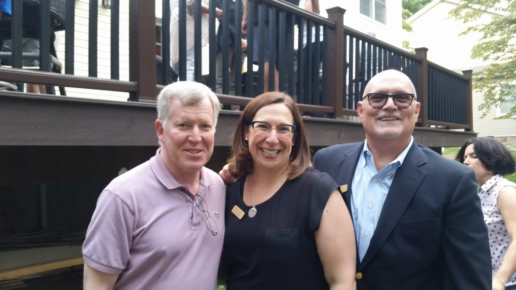 POF's Annual Campaign Kick-off BBQ with Candidates for Council Andrew Rudman & Robin Roland Levy with Senator Bob Gordon