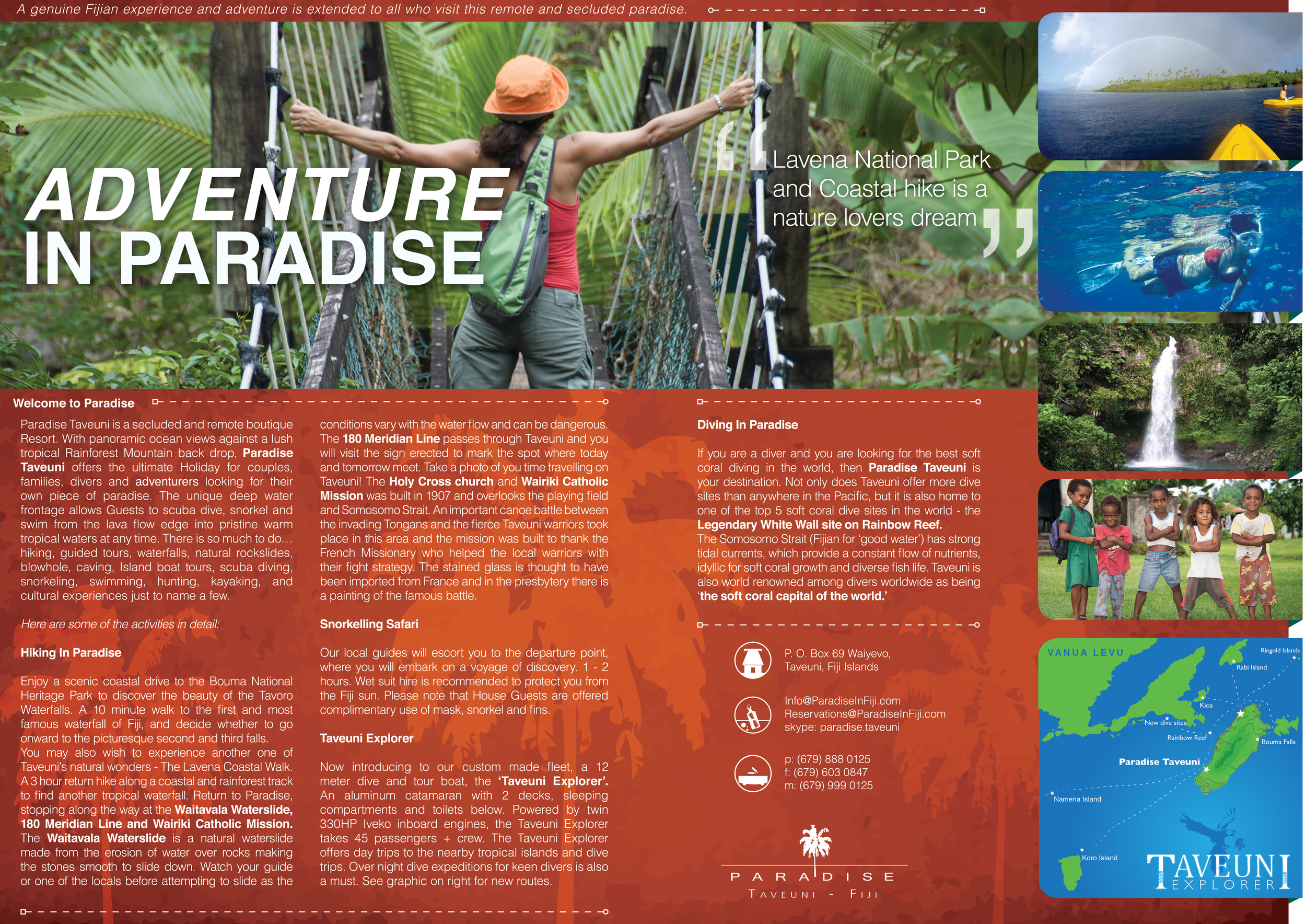 SPREAD #1 FOR ADVENTURE MAGAZINE NEW ZEALAND