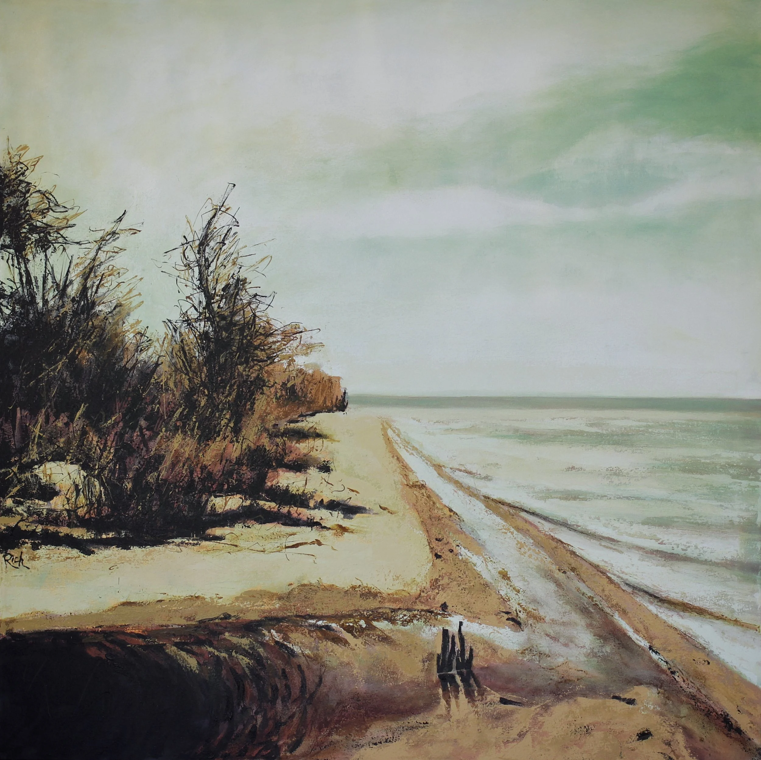Shoreline Acrylic on canvas 54x54