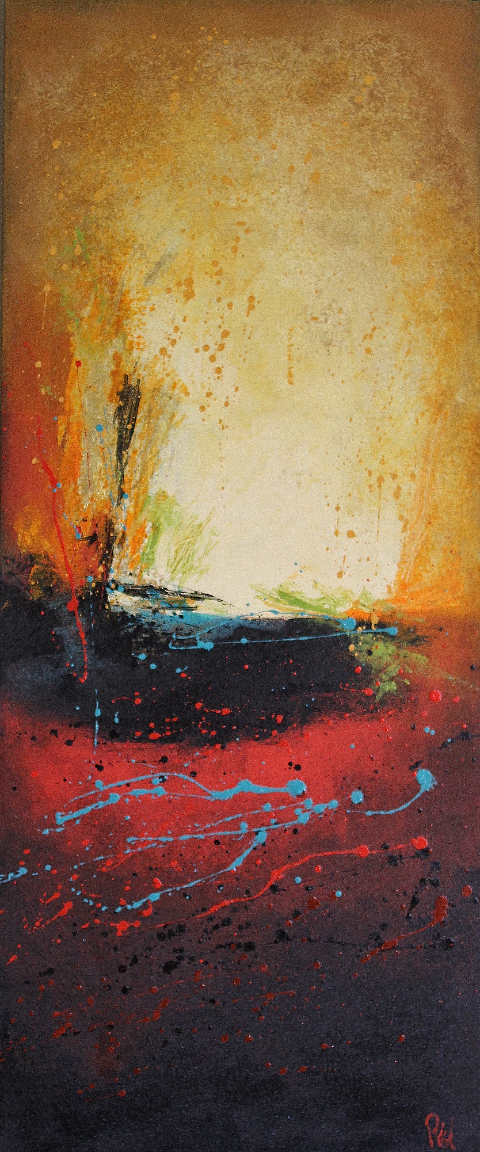 Acrylic on canvas 54x24