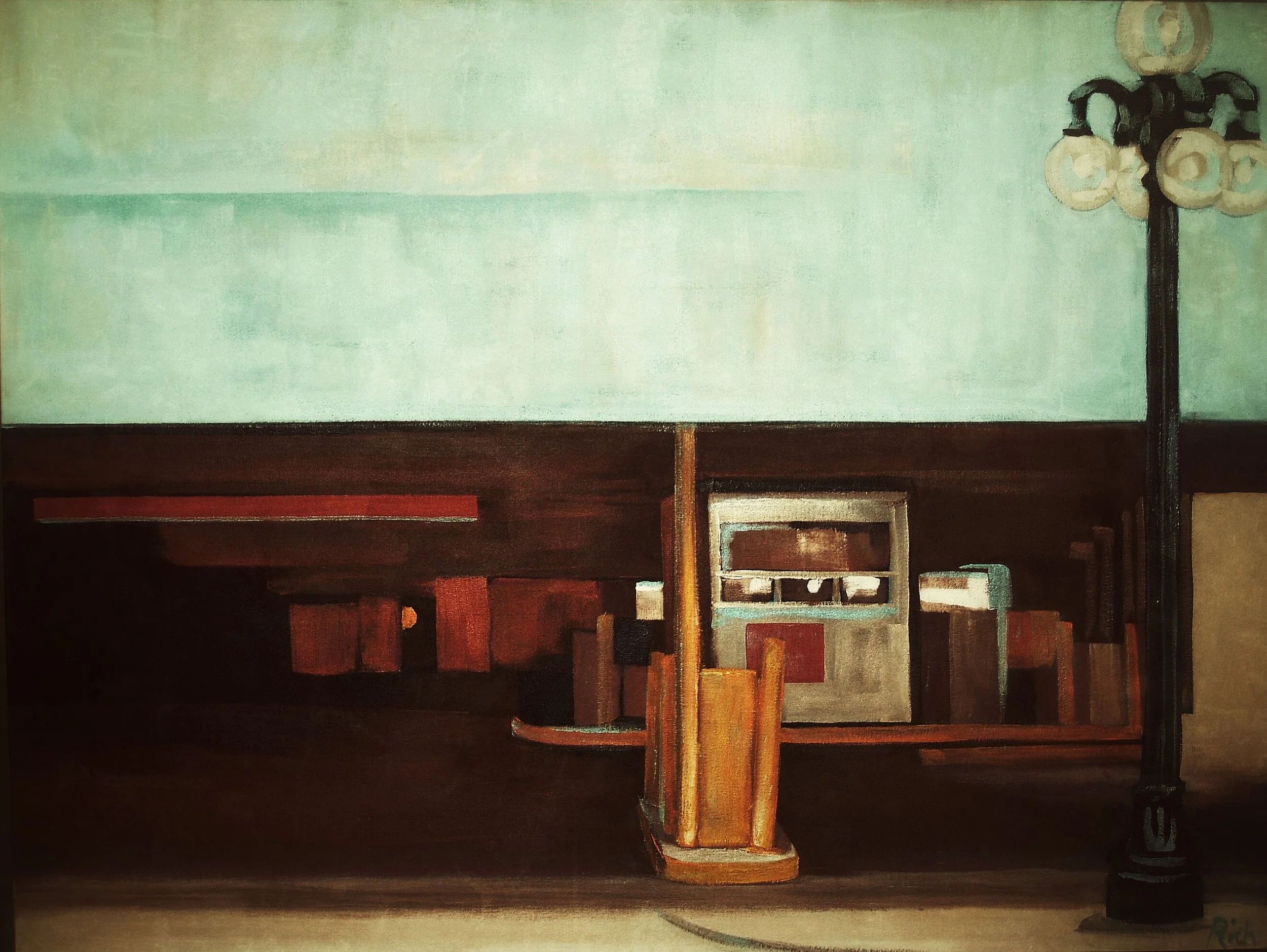 Retro parkade Acrylic on canvas 36x24