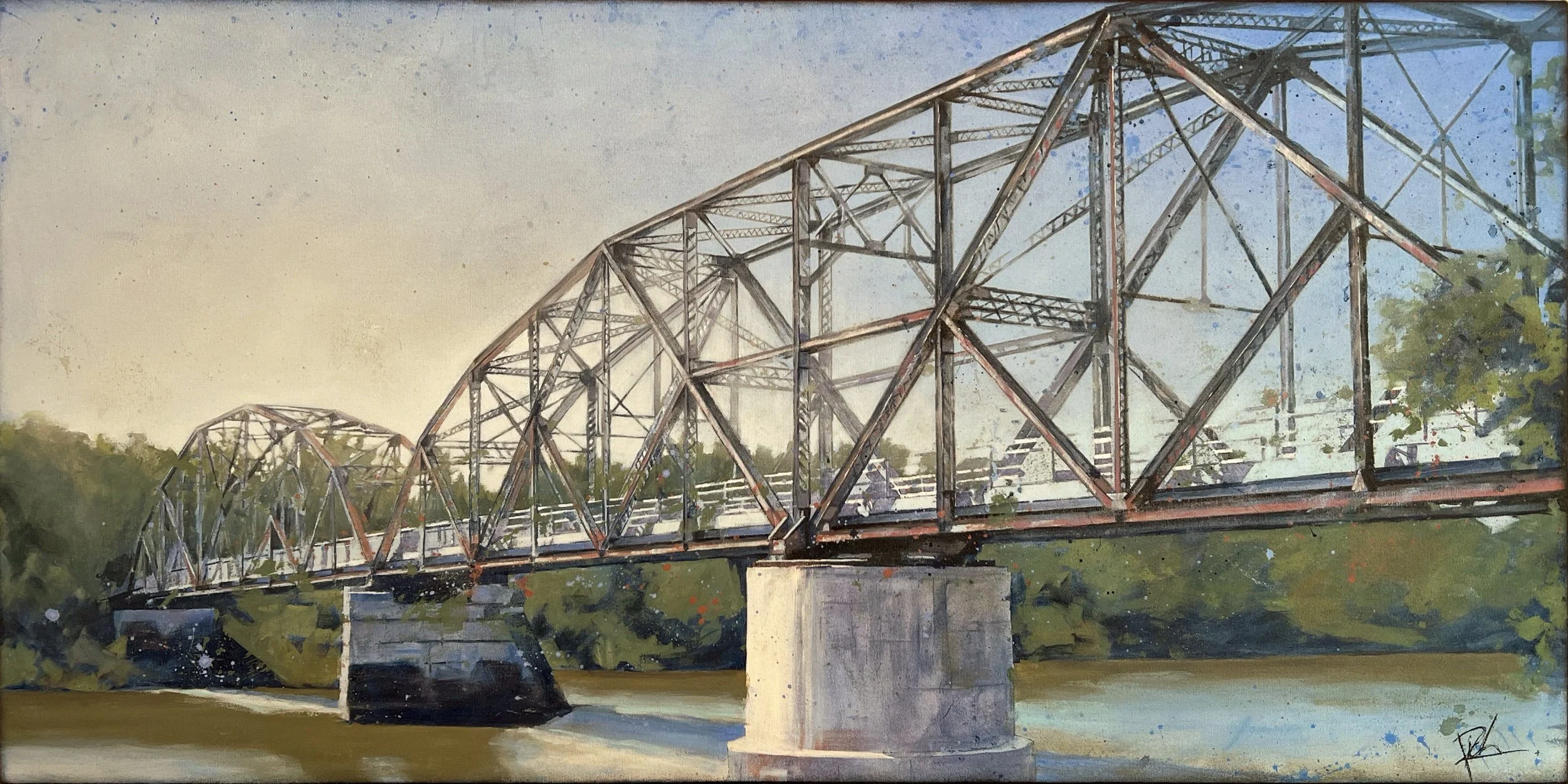  Elm Park Bridge (BDI) 48×24 on canvas  