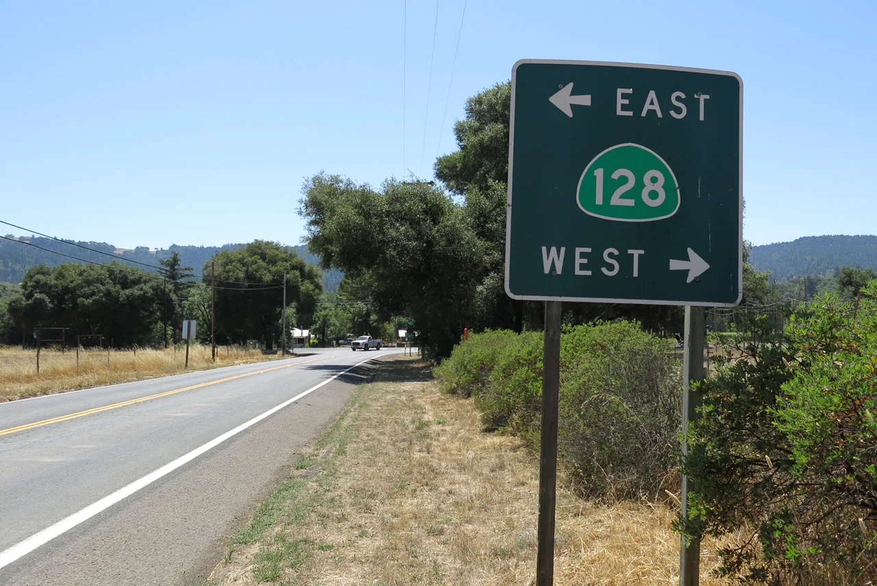 California Highway 128