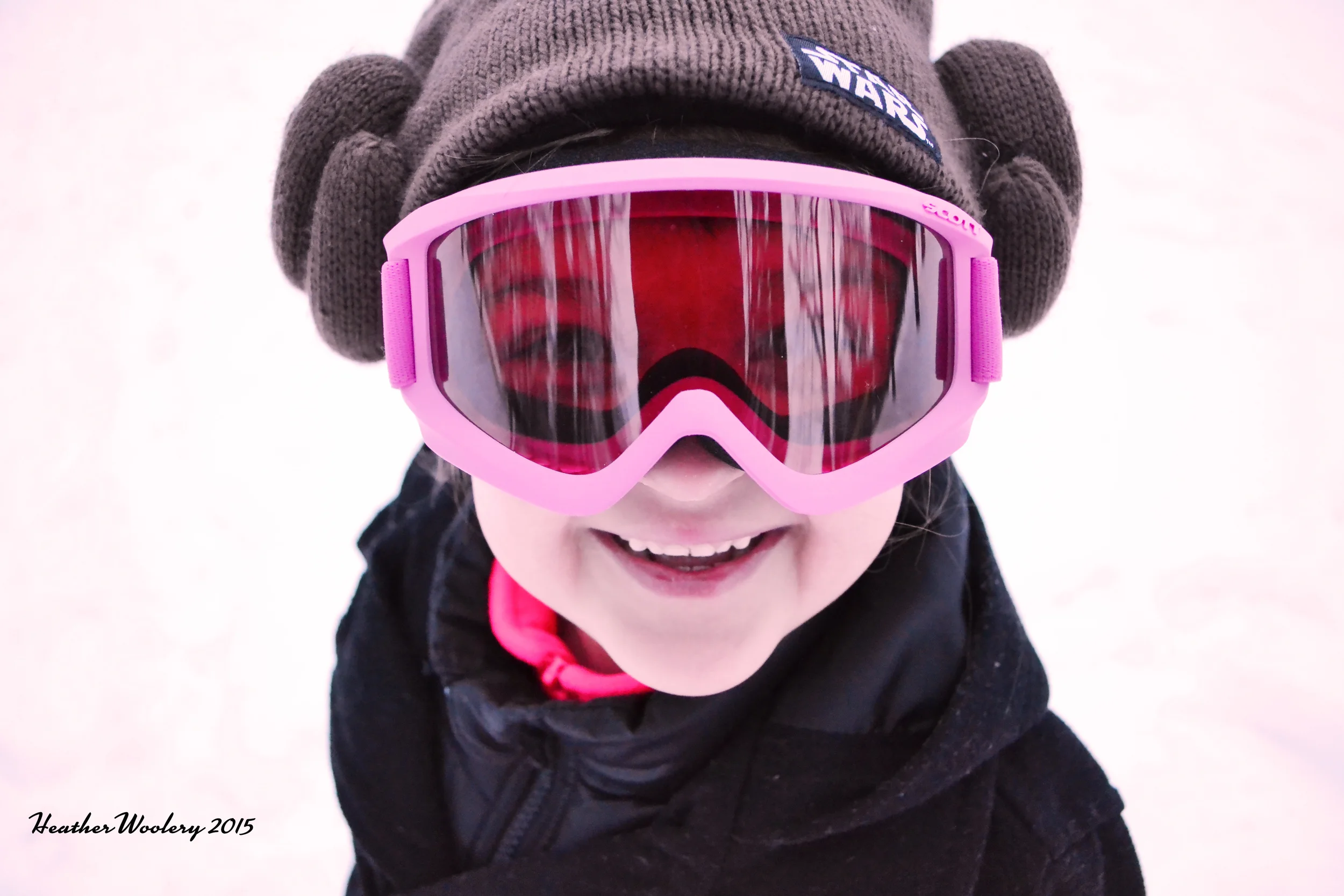 Smiles for days when it comes to snow with this one | All Rights Reserved Heather Woolery 2015