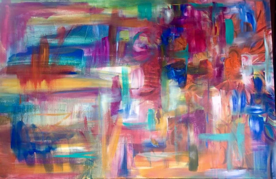First layer of colours
