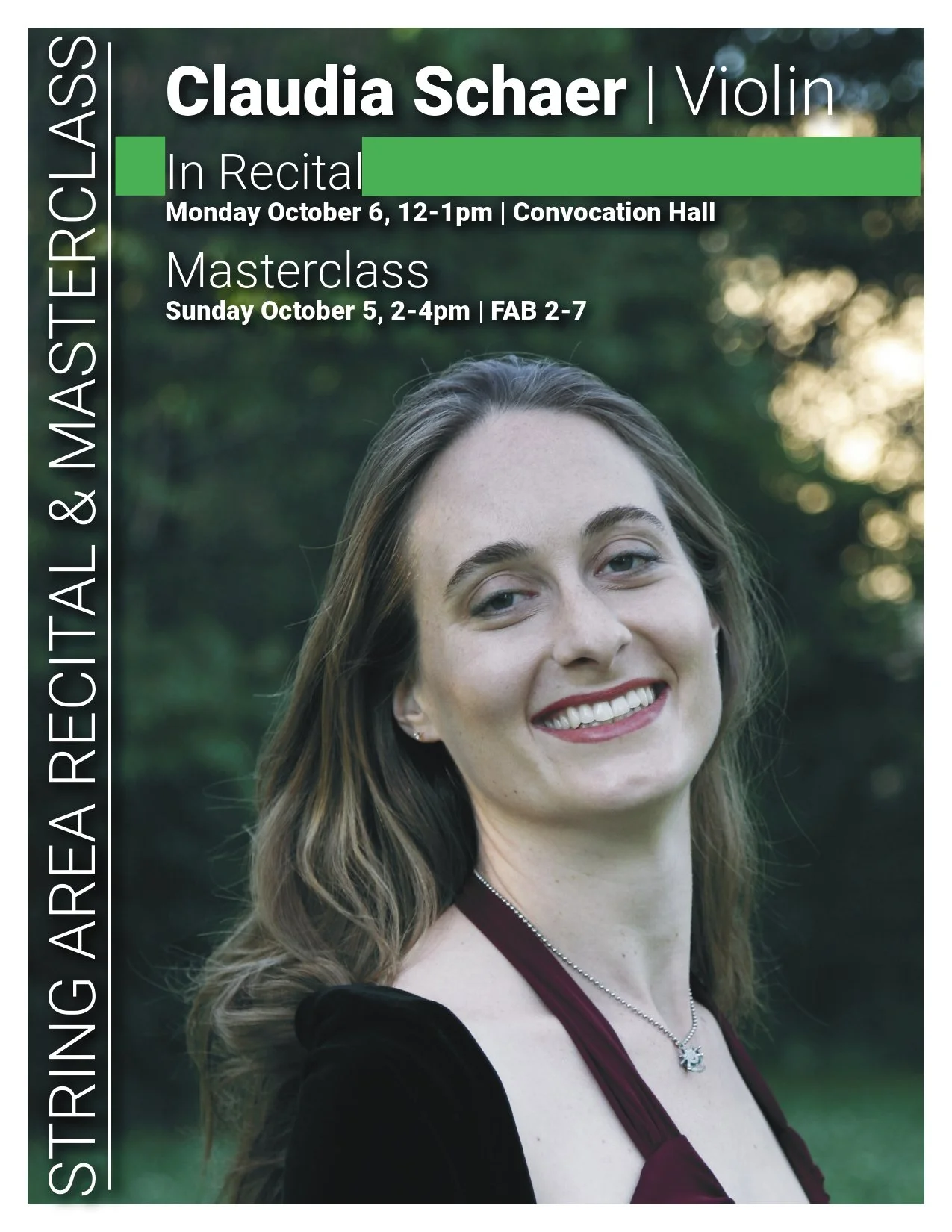 University of Alberta Guest Artist Recital ~ Solo Violin