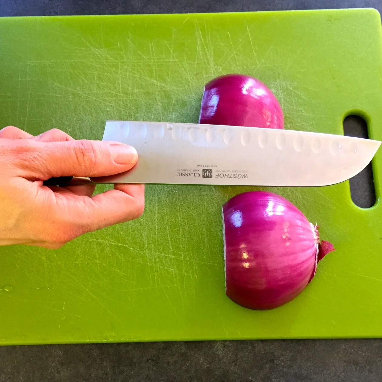 Proper knife grip