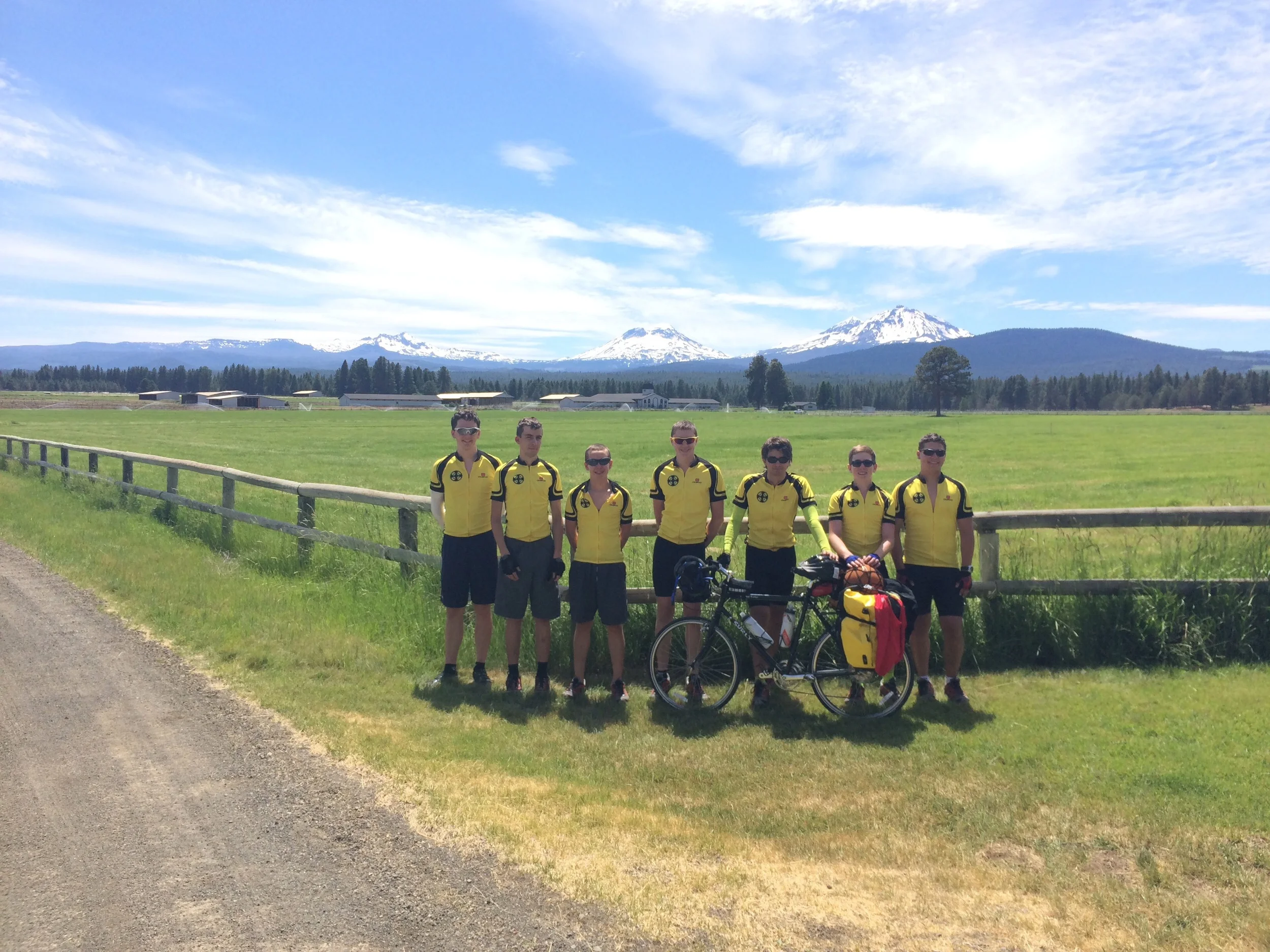 Just off Mackenzie Pass, at the entrance to Central Oregon. The Three Sisters are in the background.