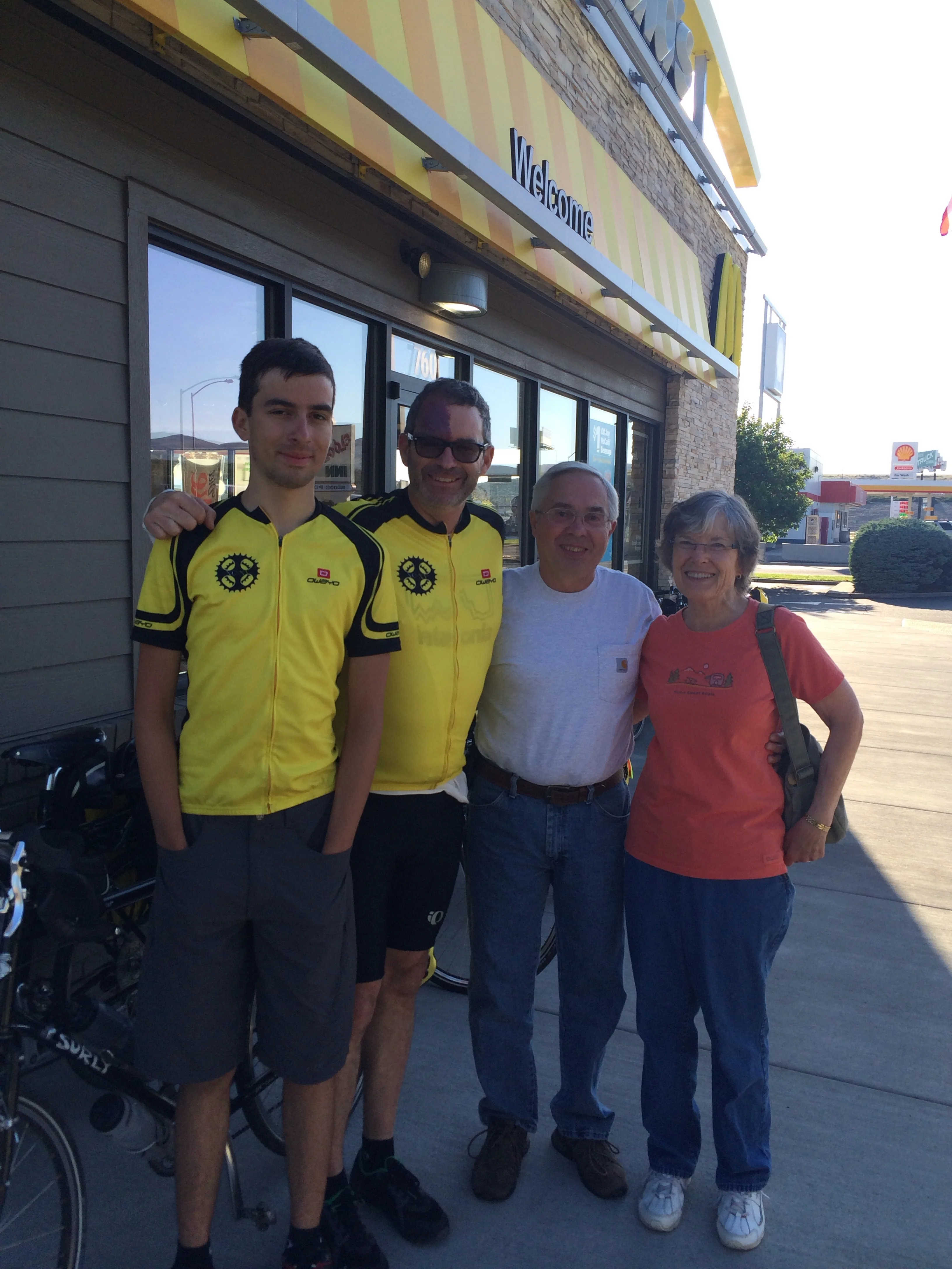 Sam and Ed catch up with Ted and Maggie in Baker City.