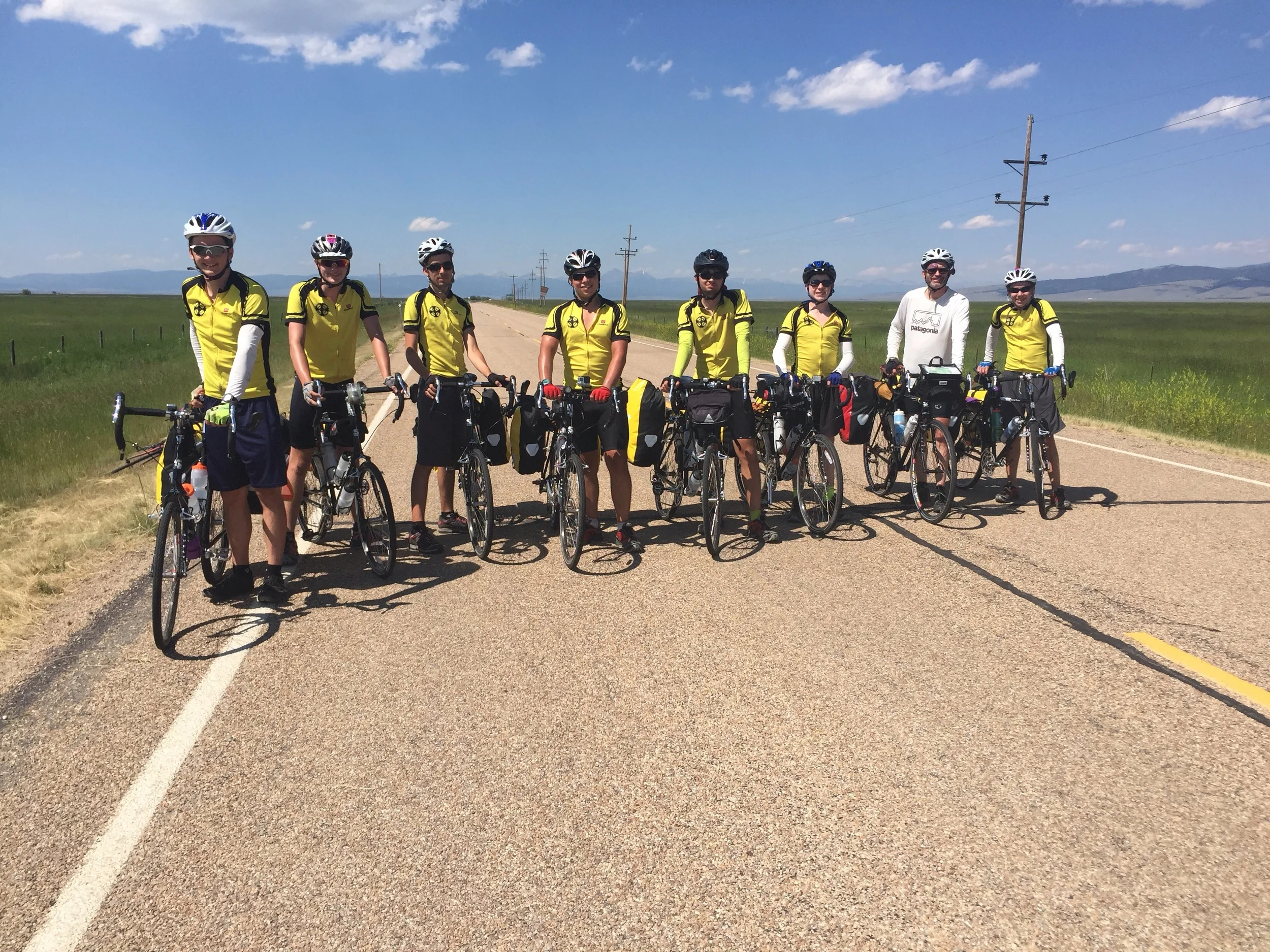 The 1,000 mile mark. 2,900 more to go. Ignore the crossing of the yellow line, Dean.