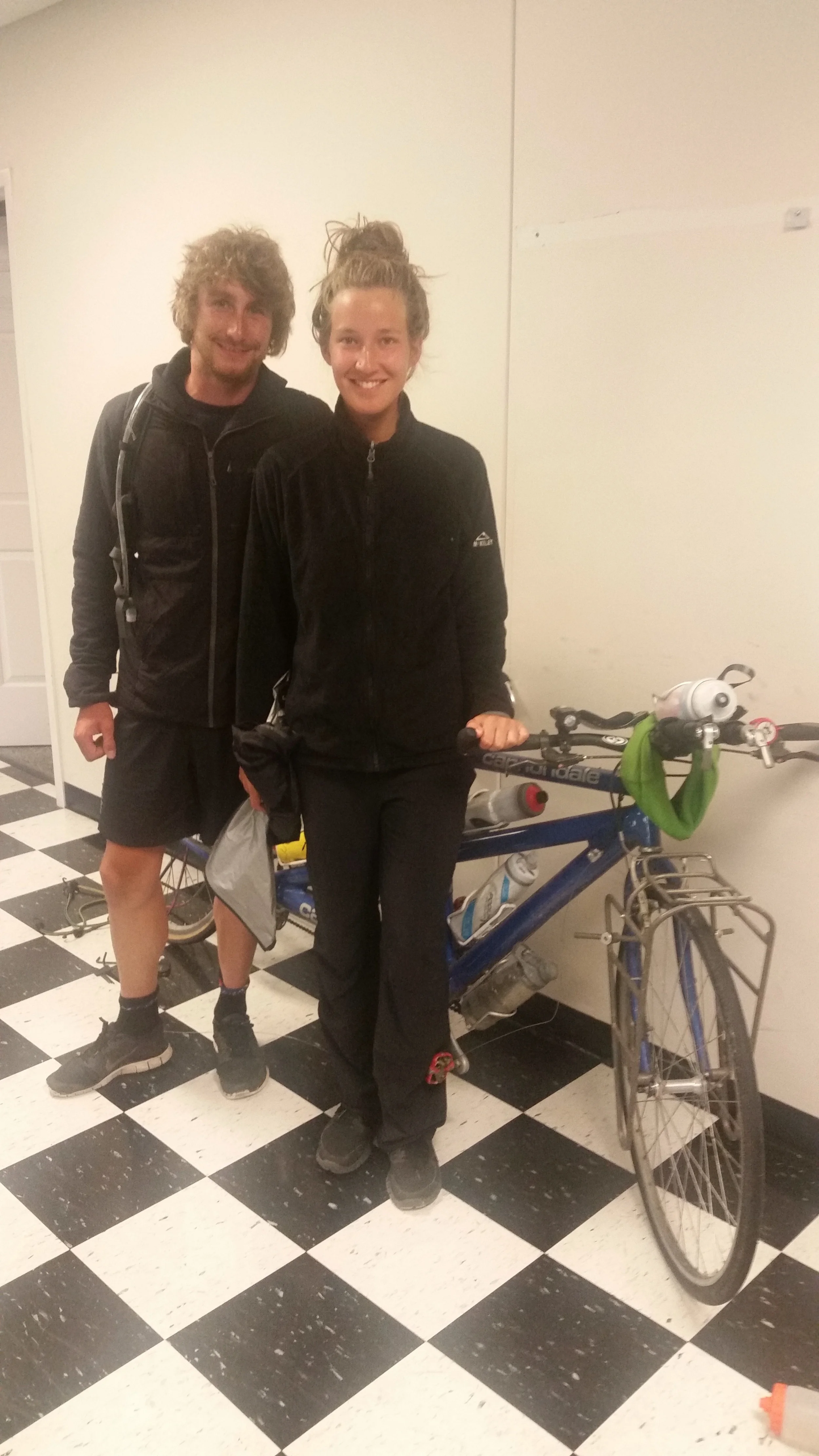 Our new friends Benja and Caroline