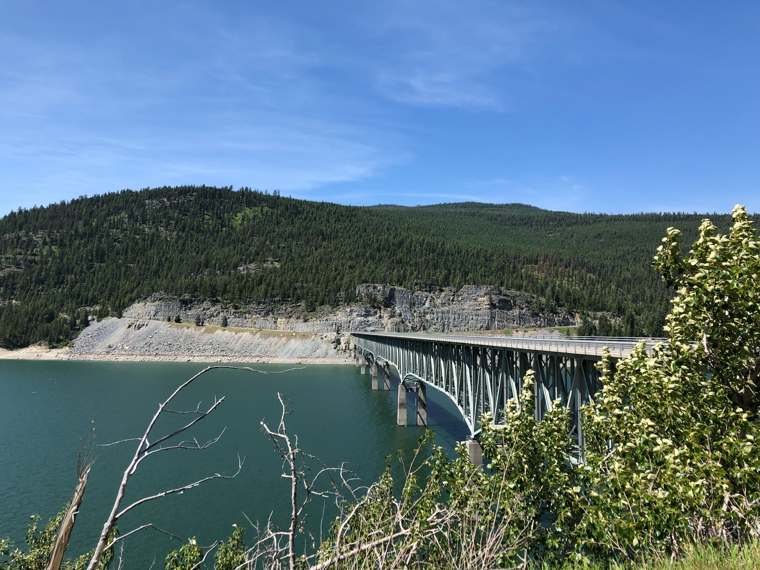 Bridge across the Lake Koocanusa