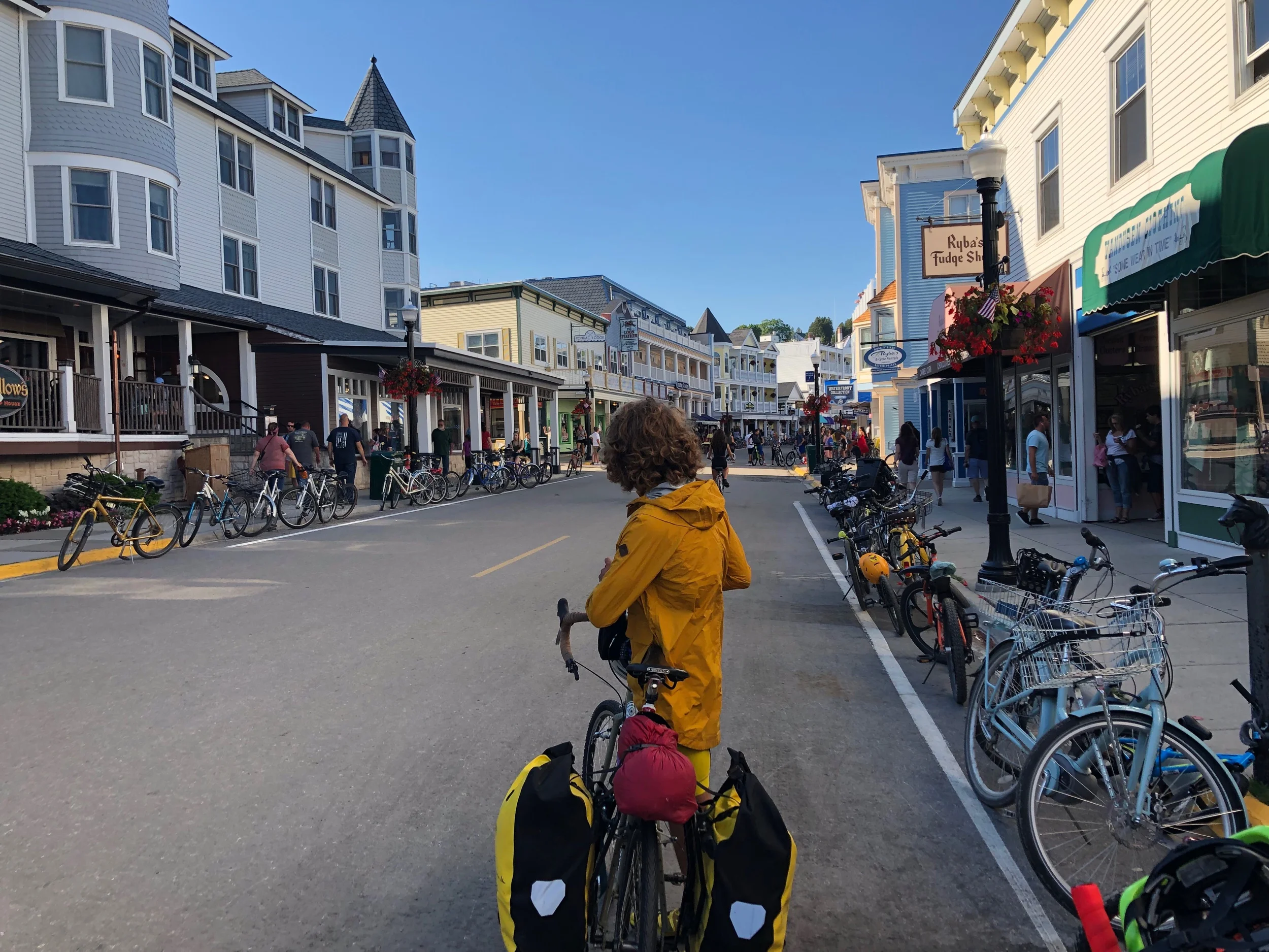 Evan on Mackinac Island