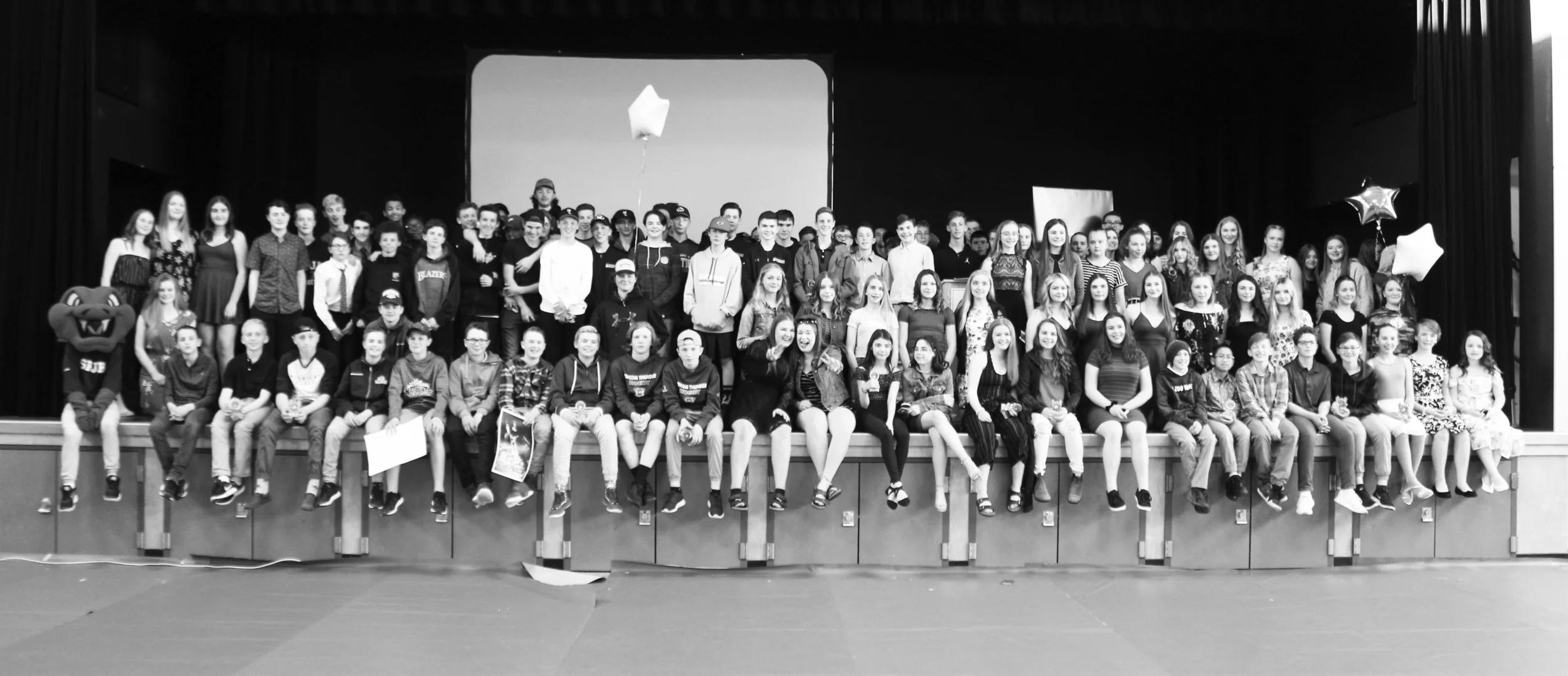 These students were presented with a number of awards on Thursday night at the Pythons Athletic Banquet at St. Peter’s Junior High.