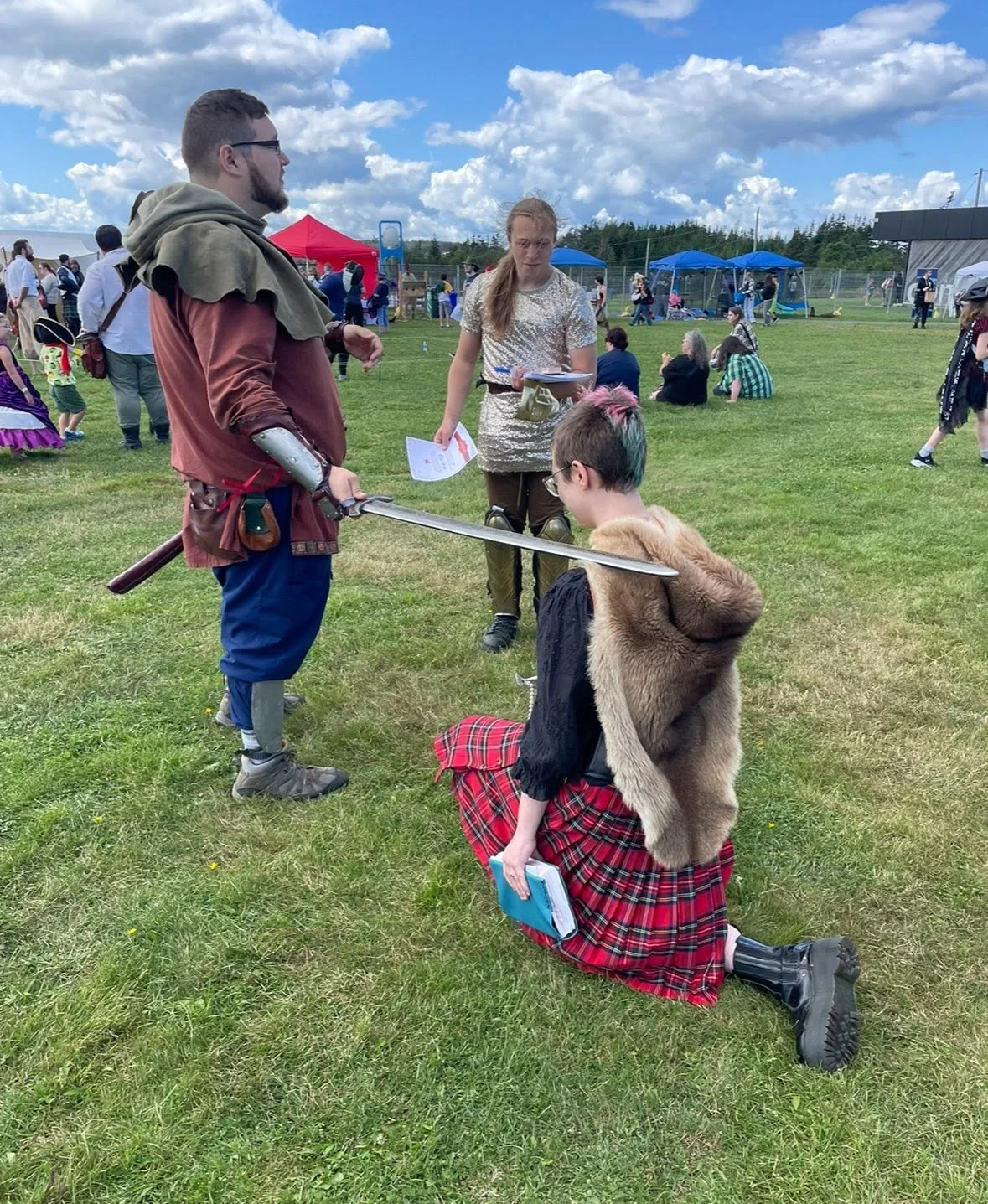 Knights, knaves and damsels ready to set siege to St. David's Park