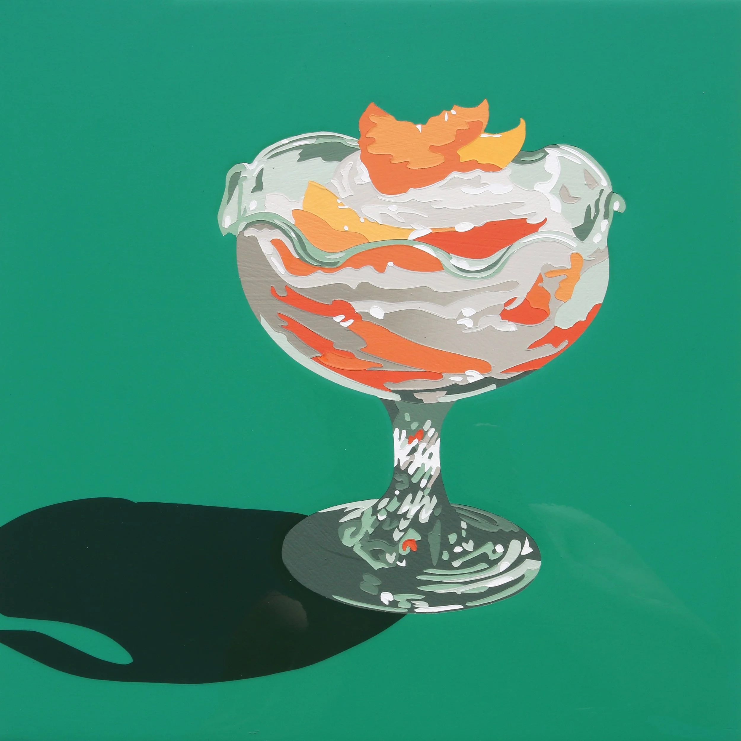 A La Carte: Peach Parfait