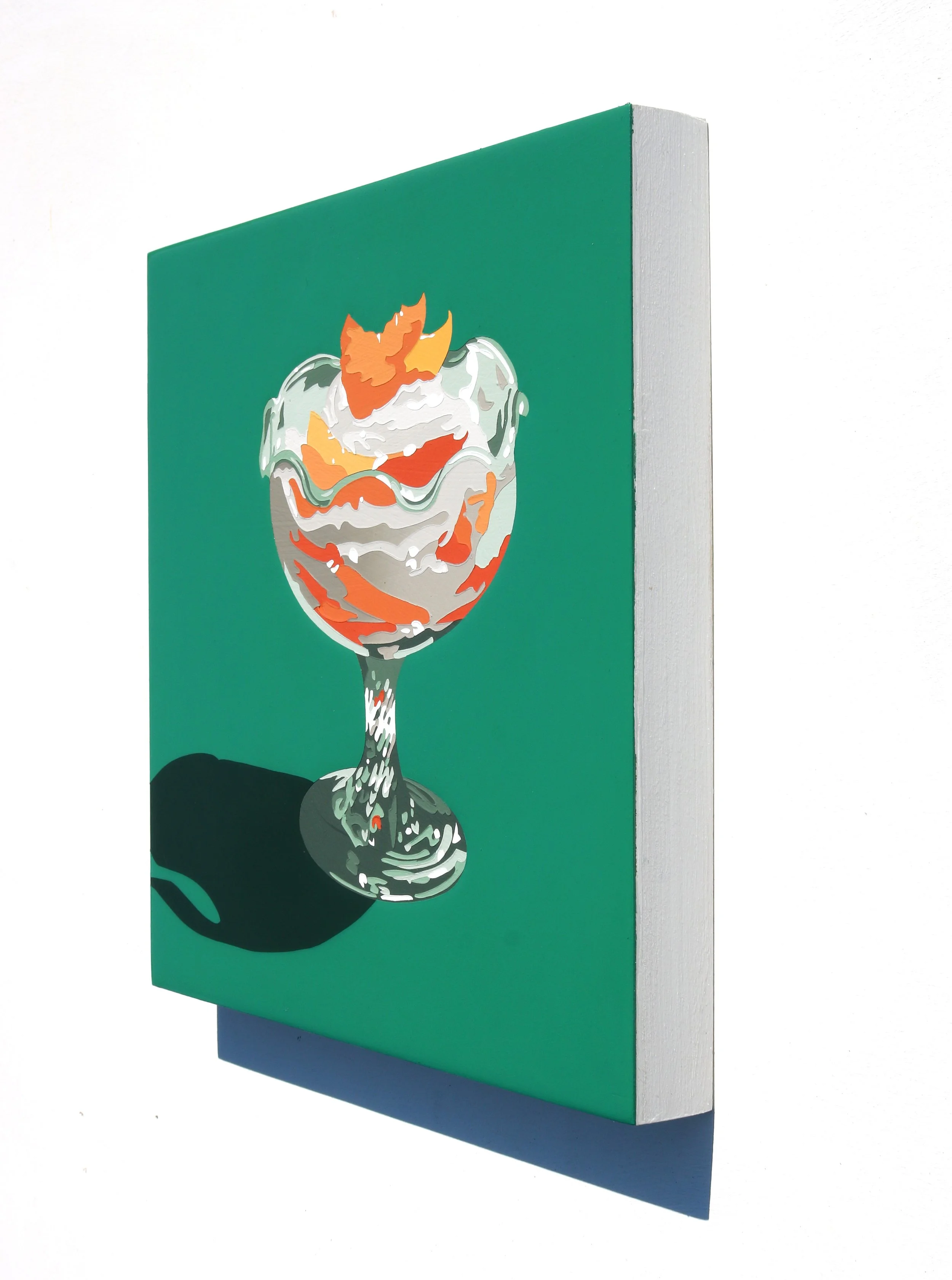 A La Carte: Peach Parfait