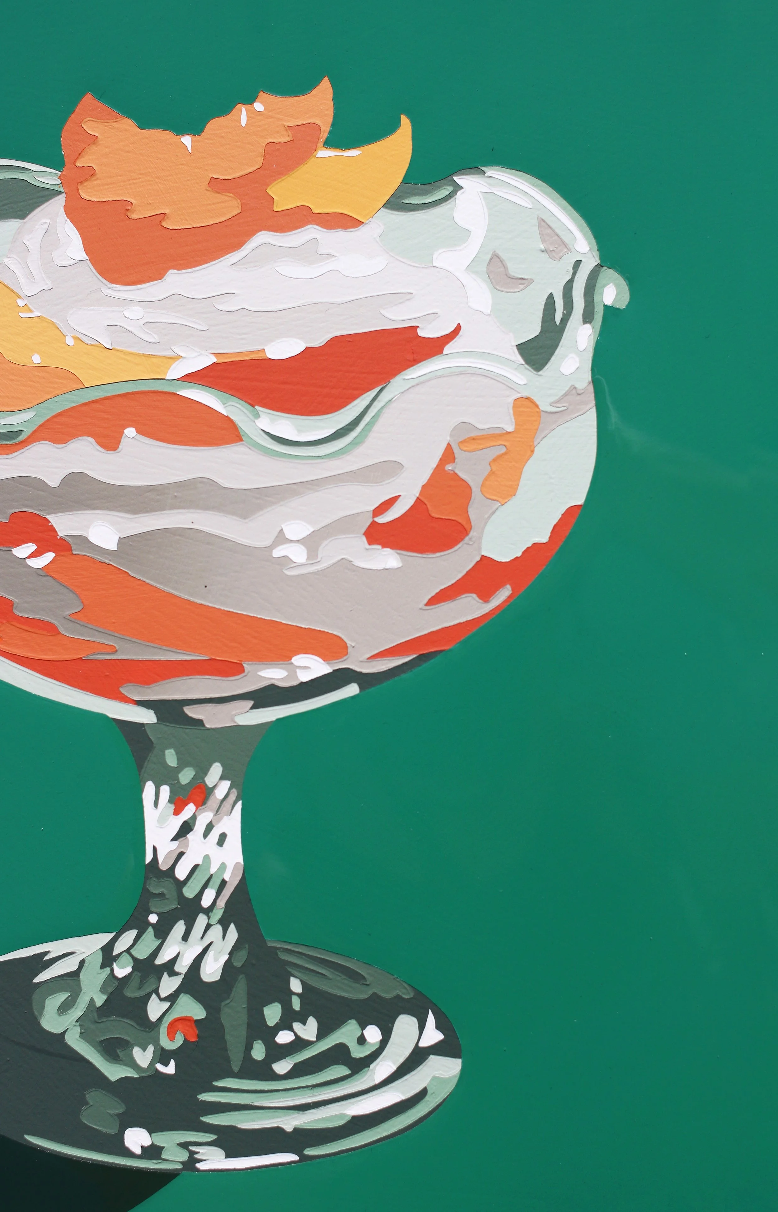 A La Carte: Peach Parfait