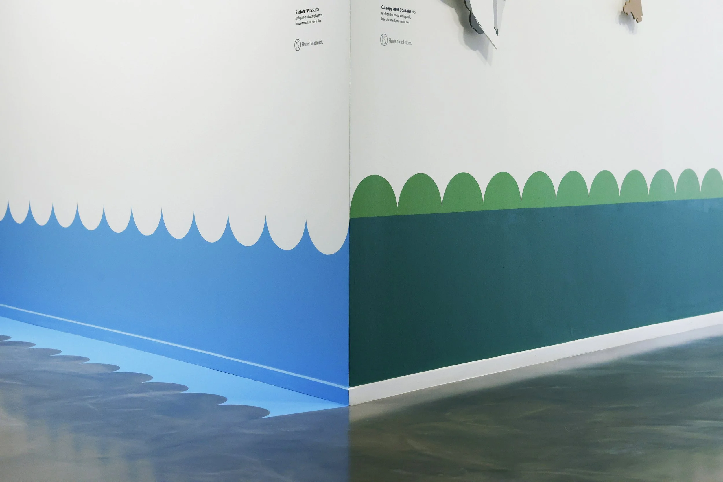 (detail) Grateful Flock / (detail) Canopy and Contain