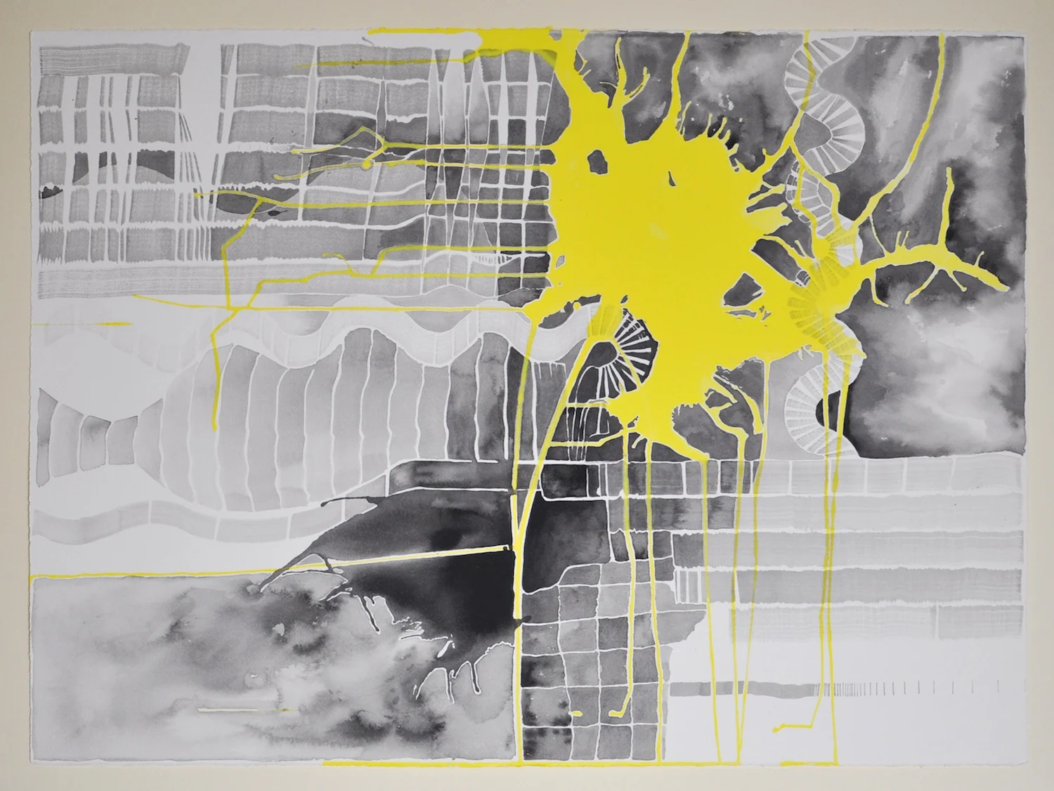 Untitled (Black and Yellow Series: 2), 2011