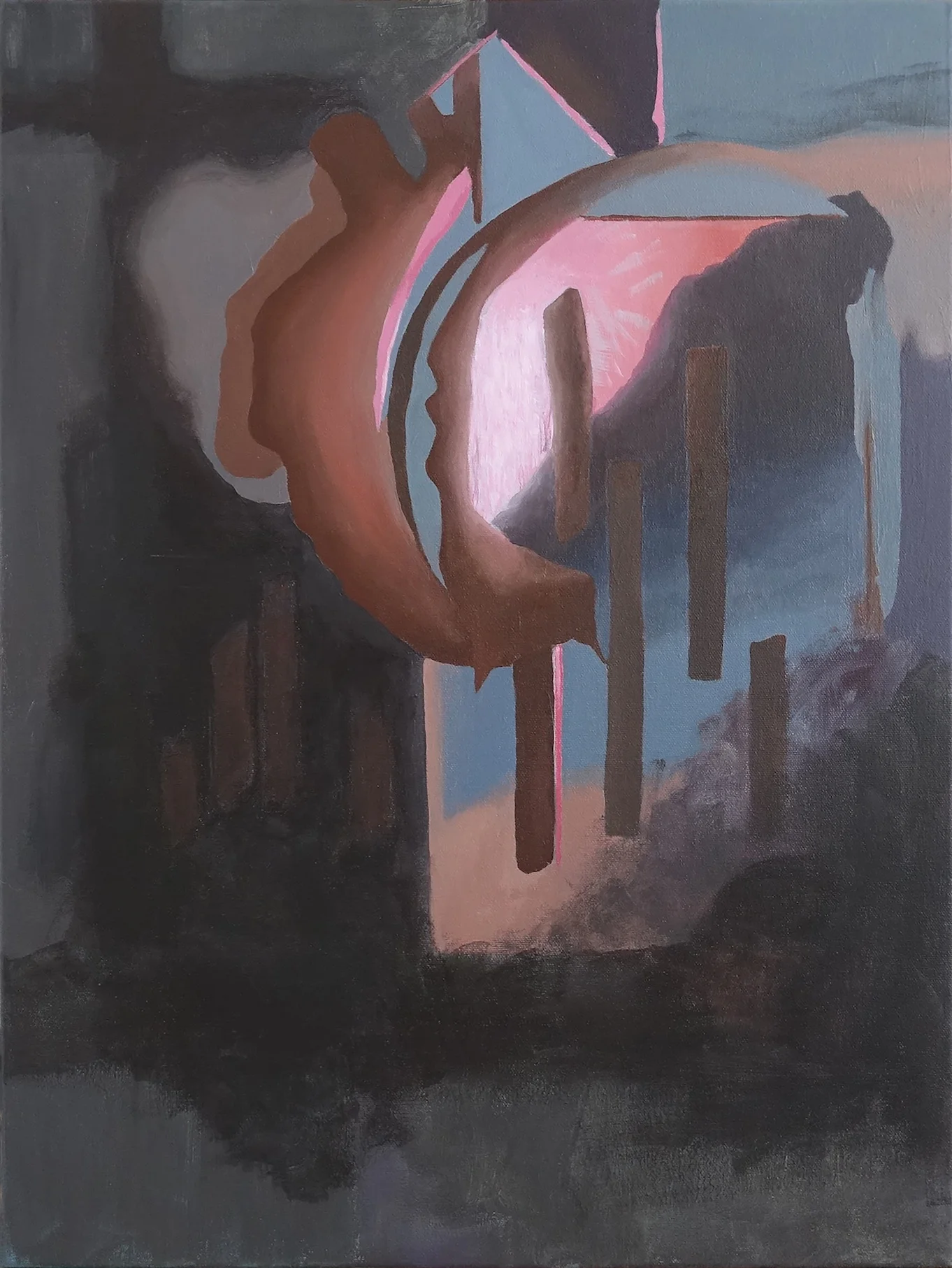 Untitled (Pink Corner), 2017