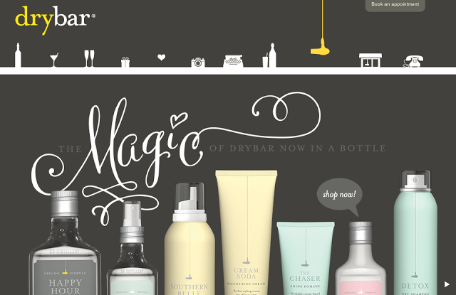 DryBar website