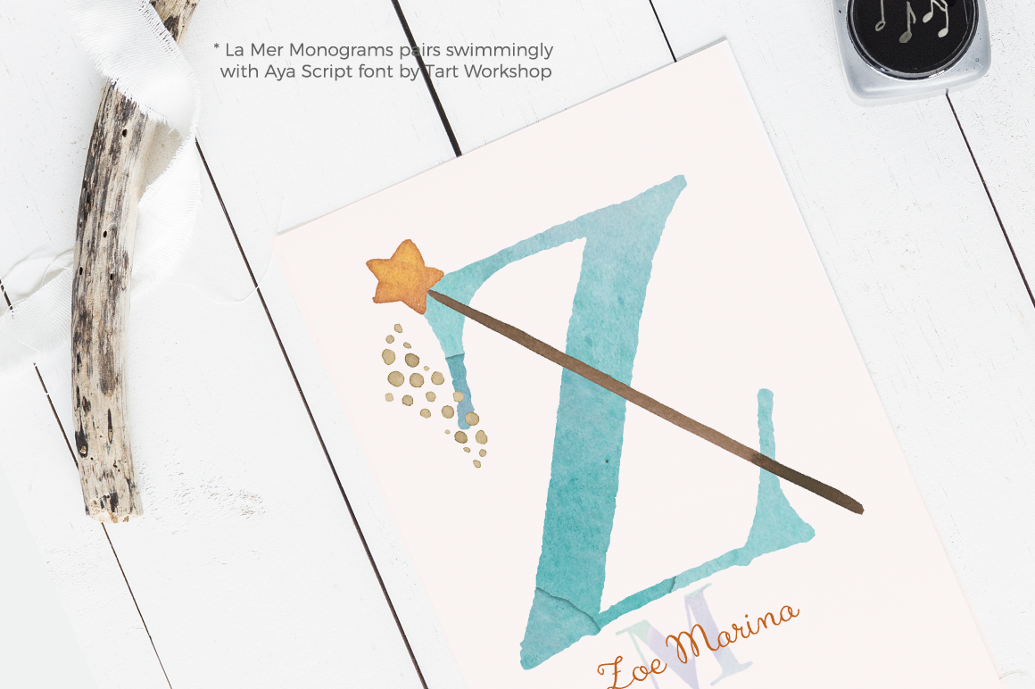 CM La Mer mono stationery2.png